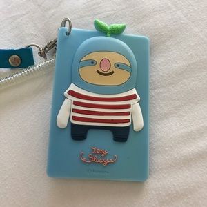 Sloth Silicone Lanyard